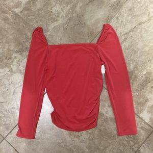 Red ABOUND Long Sleeve Top